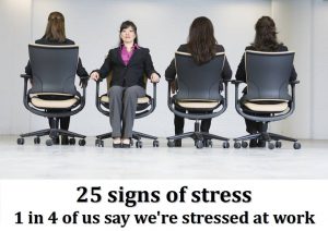 25 signs of stress having gotten too far.